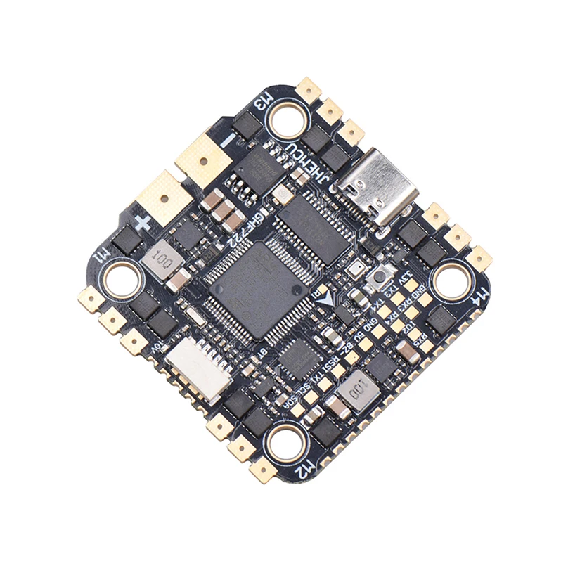 

JHEMCU GHF722AIO 40A MPU6000 F7 Flight Controller BLHELI_32 40A 4in1 ESC 3-6S Drone 30.5*30.5mm For RC Drone