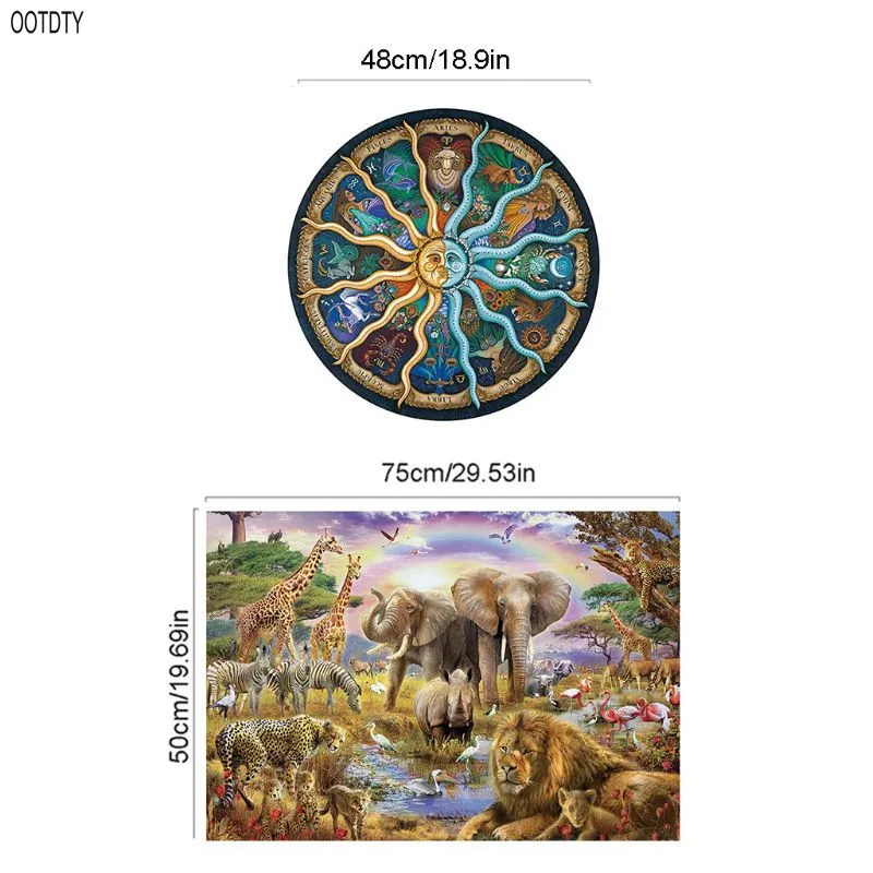 

1000 Pcs/Pack Puzzles for Adults Jigsaw PuzzlesFloor Puzzle for Adult Creative Gift Home Decoration