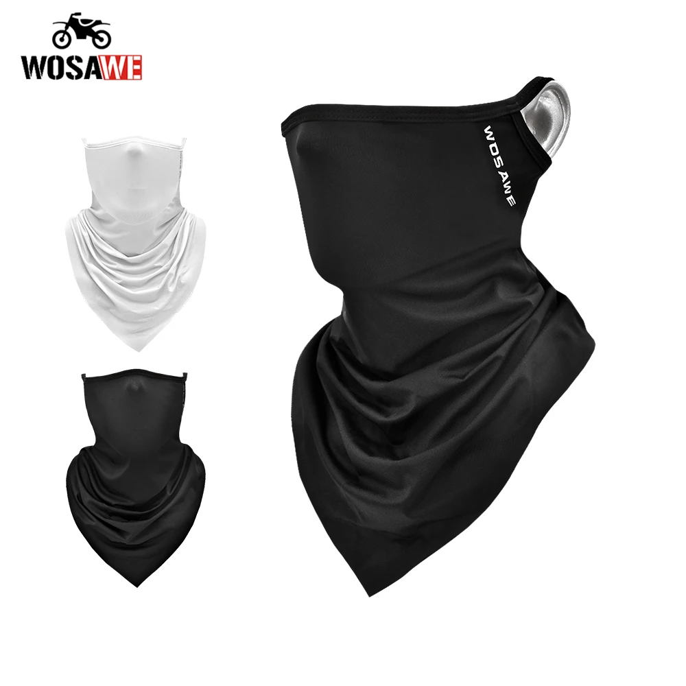 

WOSAWE Motorcycle Balaclava mask Triangle scarf Moto mask Bicycle Bandana Mask Full Cover Shield Motocross Headwear Headgear