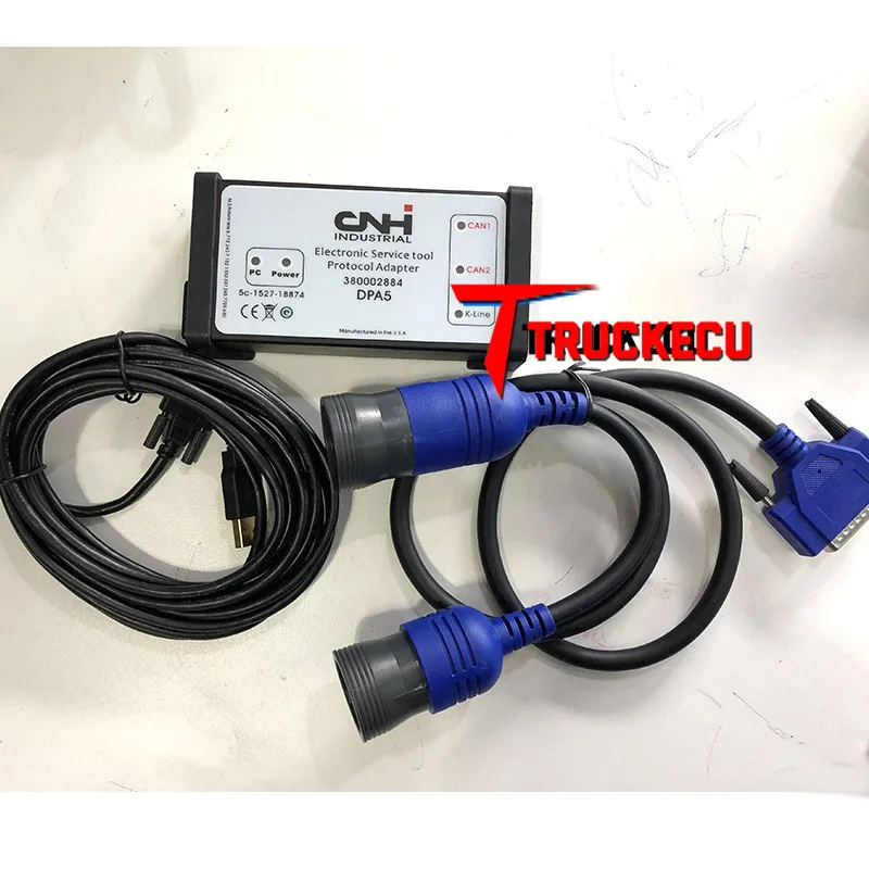 Сервисный консультант JD EDL V2 диагностический комплект AG CF + CNH EST new Голландии чехол