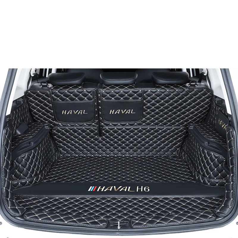 

for haval H6 leather car trunk mat cargo liner 2017 2018 2019 2020 rug cover carpet boot luggage seat accessories interior rear