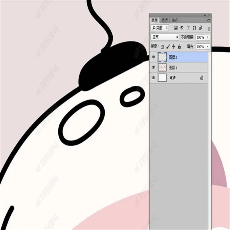 Обои в скандинавском стиле с розовыми облаками для детской комнаты Радужный
