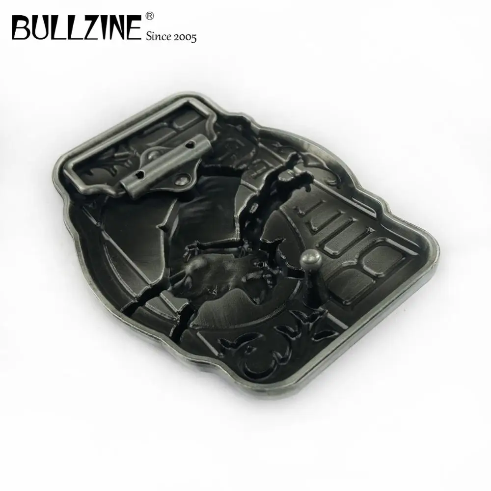 Bullzine цинковый сплав Ретро Западный бык пряжка на ремешке Пряжка для ремней rodeo