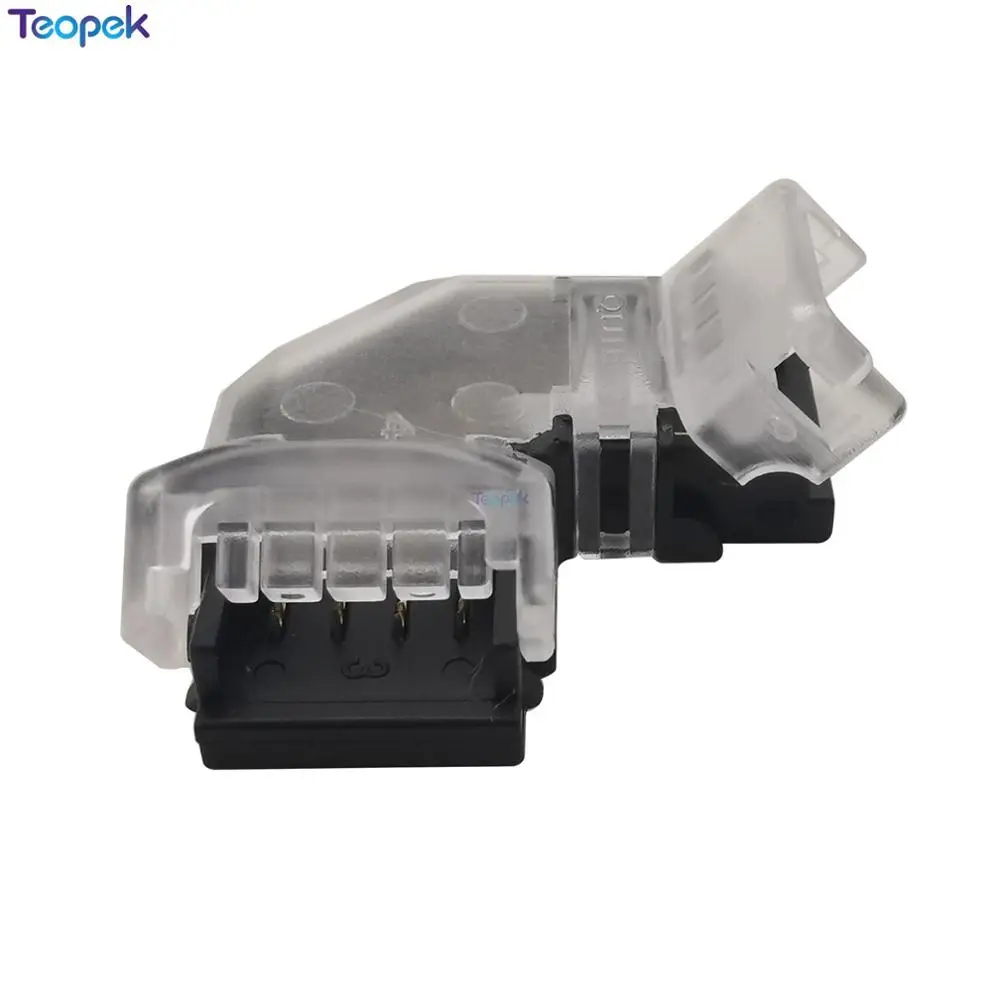 10pcs RGB 4 pin Corner LED Connector L Shape For Cnnecting Right Angle 10mm 5050 Strip Light Color Easy install | Обустройство дома