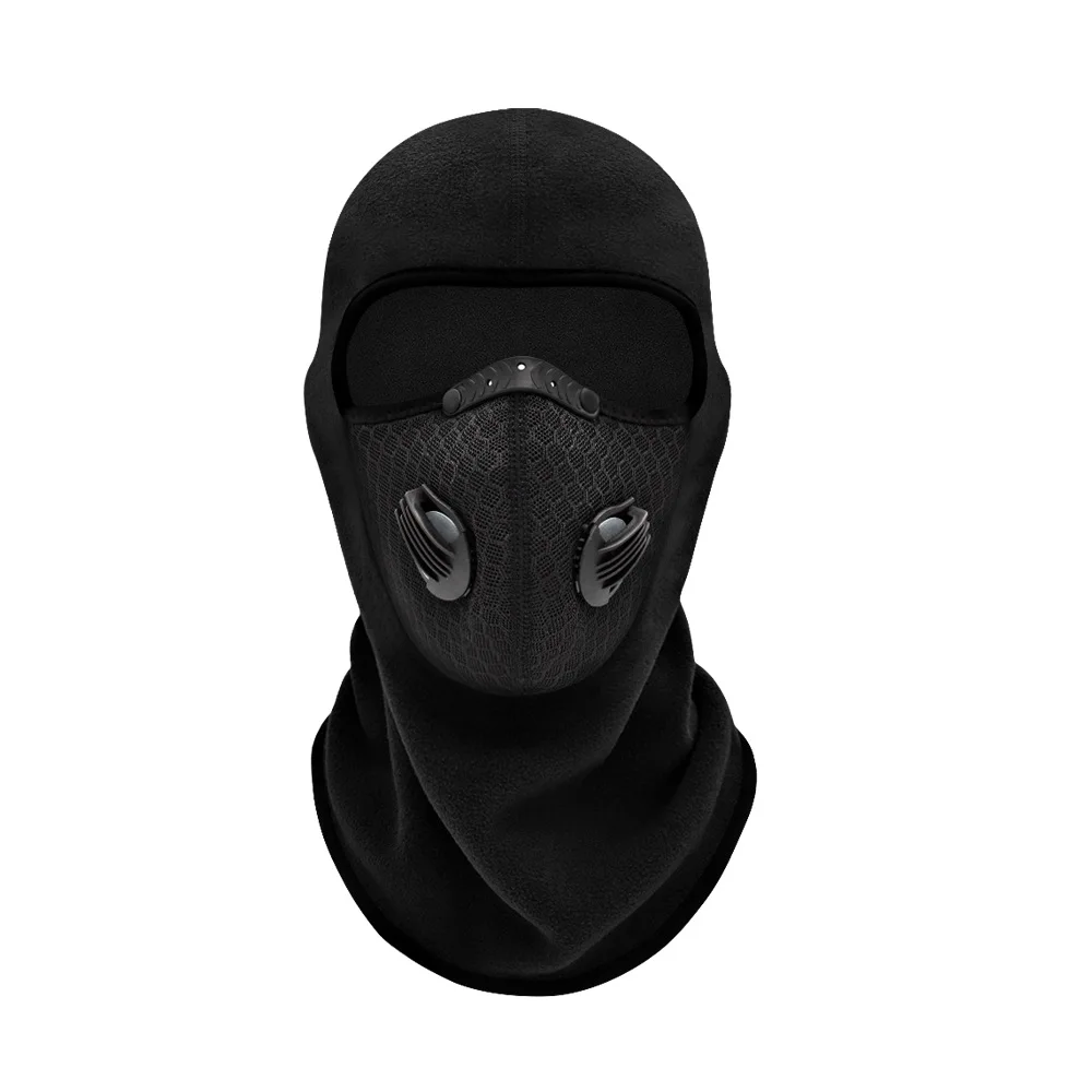 WOSAWE Зимние флисовые дышащие головные уборы теплые головные уборы для езды на велосипеде мотоцикле ветрозащитная холодная маска со сменным ...