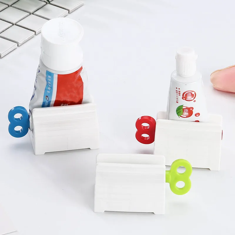 

New Multifunctional Manual Toothpaste Squeezer Clip-on Household Dispenser Rolling Holder Tube Press Squeeze Teeth Accessories