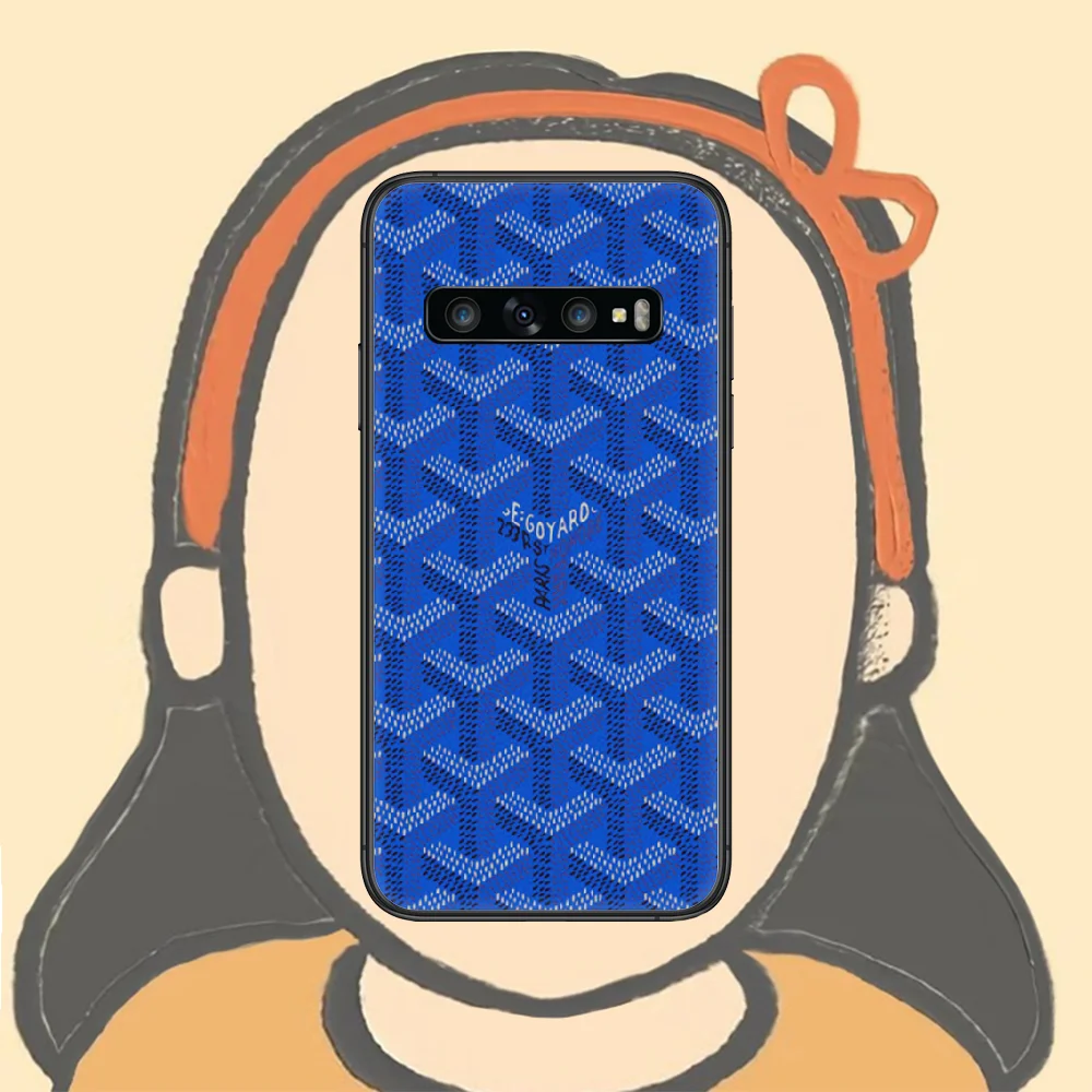 

French suitcase brand color Phone Case For Samsung Galaxy Note S 8 9 10 20 Plus E Lite Uitra black Back Tpu Cell Soft Coque