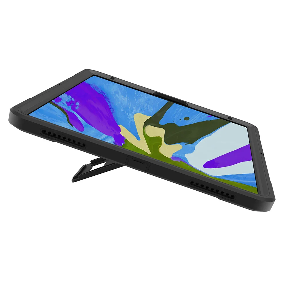 TPU Rugged Shockproof Case For iPad Pro 12.9 inch 3rd Gen Tablet Protection Cover Kickstand Hand Strap for Kids Safe MTL01