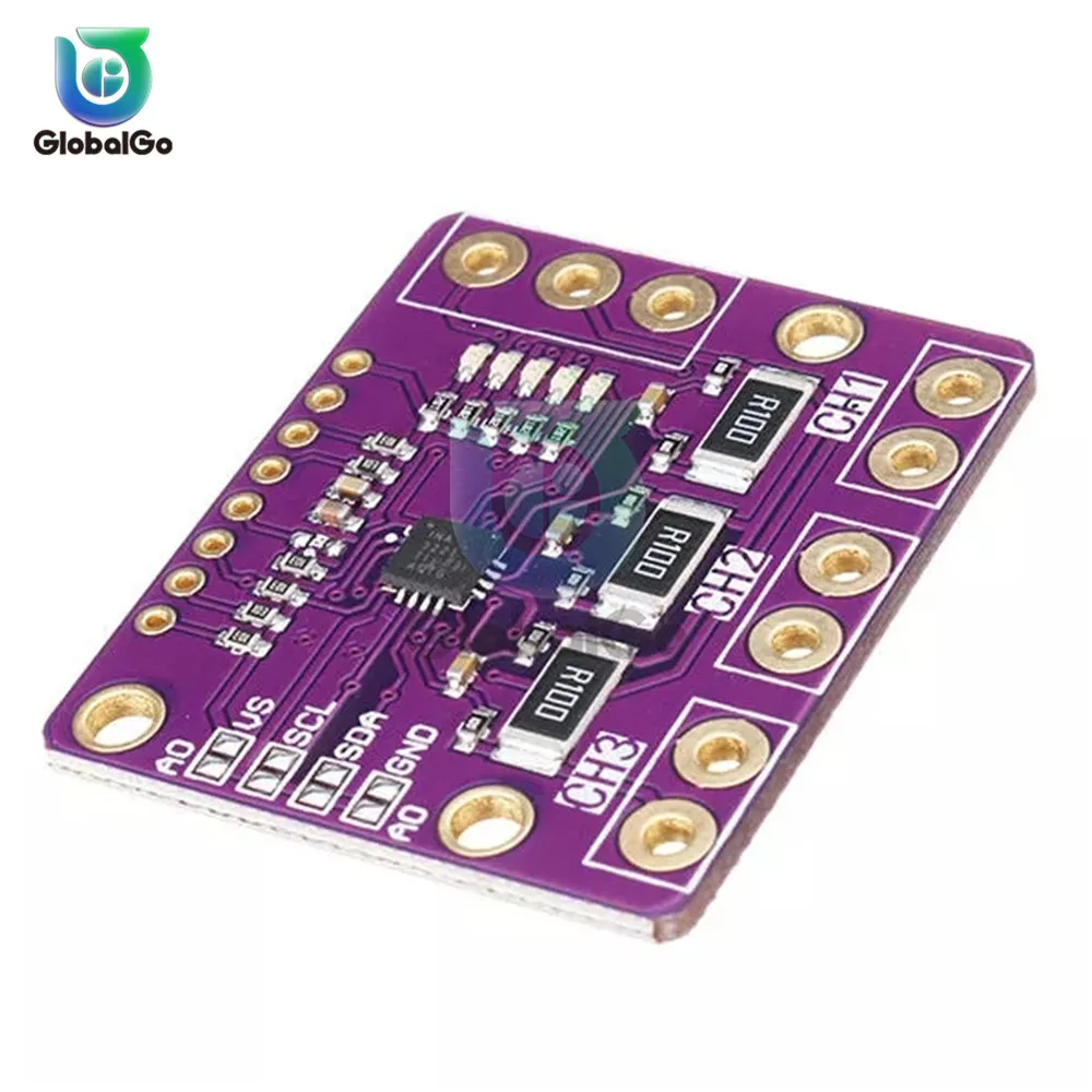 INA3221 блок питания монитор напряжения модуль датчика тройной канал 2 7 в до 5 В ток