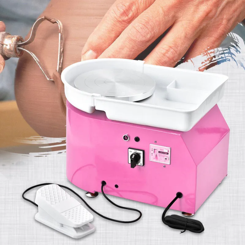

Upgraded Version Of Electric Pottery Wheel Machine With LCD Display 25cm 350W Electric Pottery Wheel Machine Ceramic Crafts