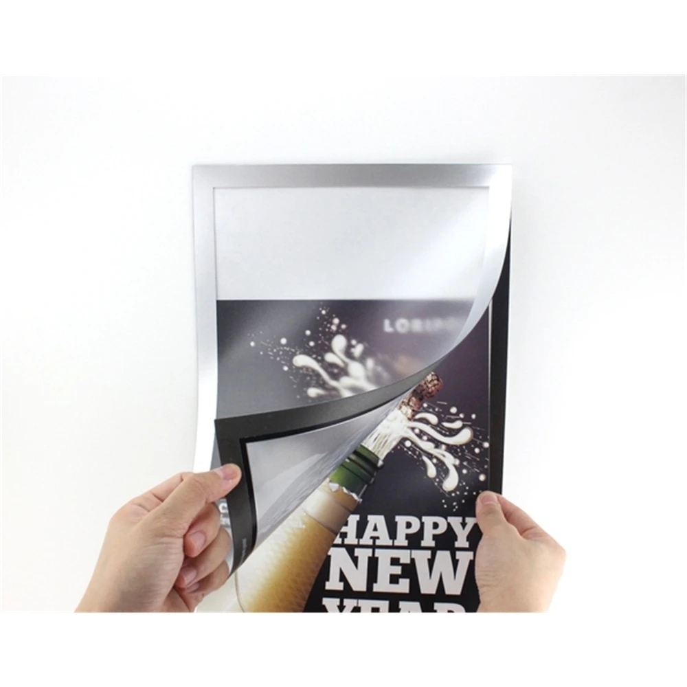 

A6 148*105mm Adhesive Magnetic Poster Frame Announcement Signage Label Holder Paper Case Photo Advertising Picture Wall Frame