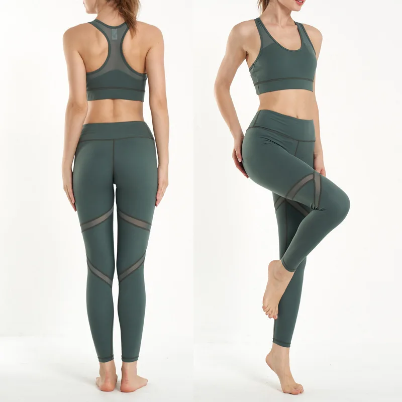 

Yoga New Seamless Quick-drying Top Tight-fitting Yoga Suit Fitness Suit Sexy Yoga Sports Yoga Suit High Waist High Elastic Suit