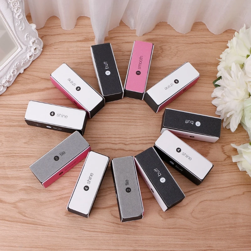 

Fashion 4 Way Buffer Block Shine File Polish Nail Art Professional Beauty Tool