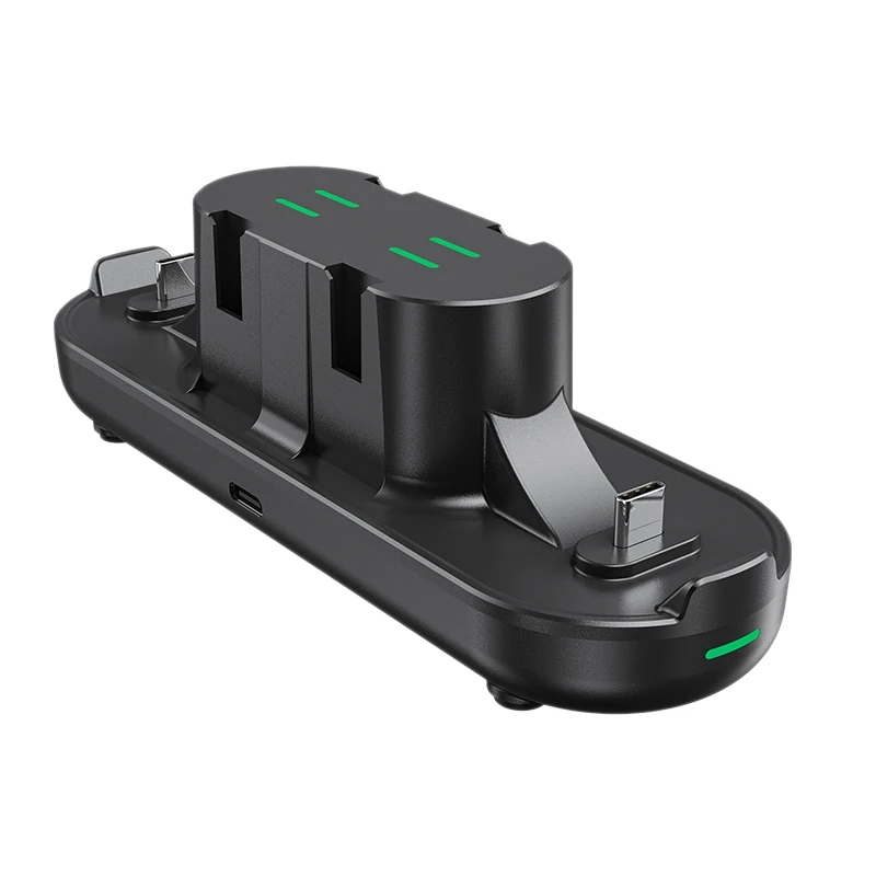 

Зарядное устройство для контроллера, 6-в-1 зарядная док-станция для переключателя Nintendo PS5 светодиодный ным индикатором зарядки и кабелем Type-C