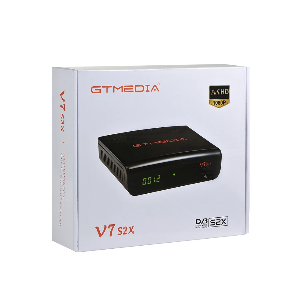 20 шт. GTMEDIA V7 S2X дополнительно 3G или Wi-Fi DVB-S2 HD PowerVU спутниковый приемник DVB-S/S2/S2X AVS +