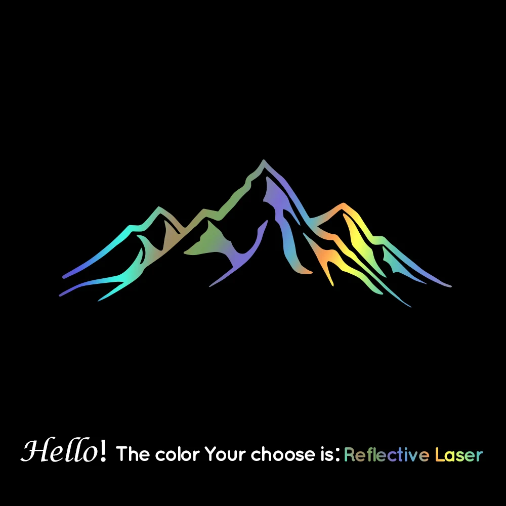 Креативная наклейка на автомобиль в горы s и Переводные картинки капот багажника