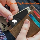 Держатель для бумажника, отслеживатель размером с кредитную карту для AirTag, защитный чехол для Apple Airtag, локатор против потери для AirTag, аксессуары