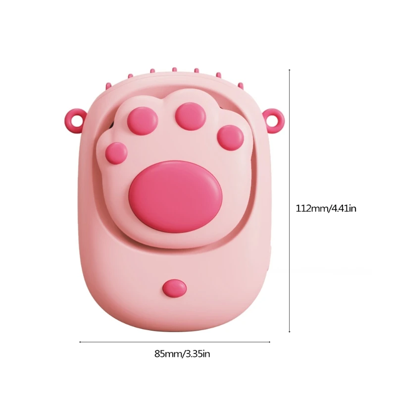 

Mini USB Cat Paw Neck Fan Cooler Rechargeable Ventilador Outdoor Travel Handheld Portable Silent Small Fans Office Cooling