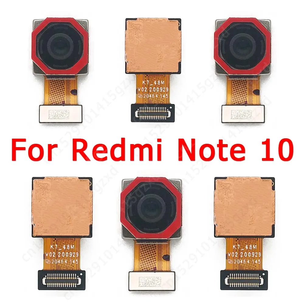 

Original Rear View Back Camera For Xiaomi Redmi Note 10 Main Backside Big Camera Module Flex Replacement Spare Parts