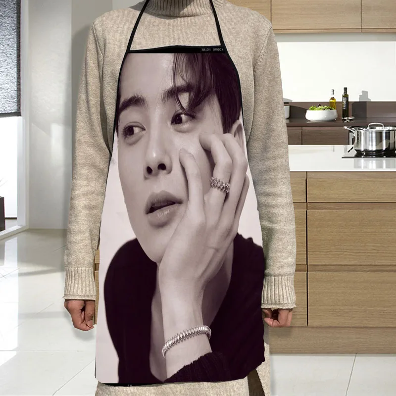 Пользовательский фартук для приготовления пищи вечевечерние Cha EunWoo аксессуары