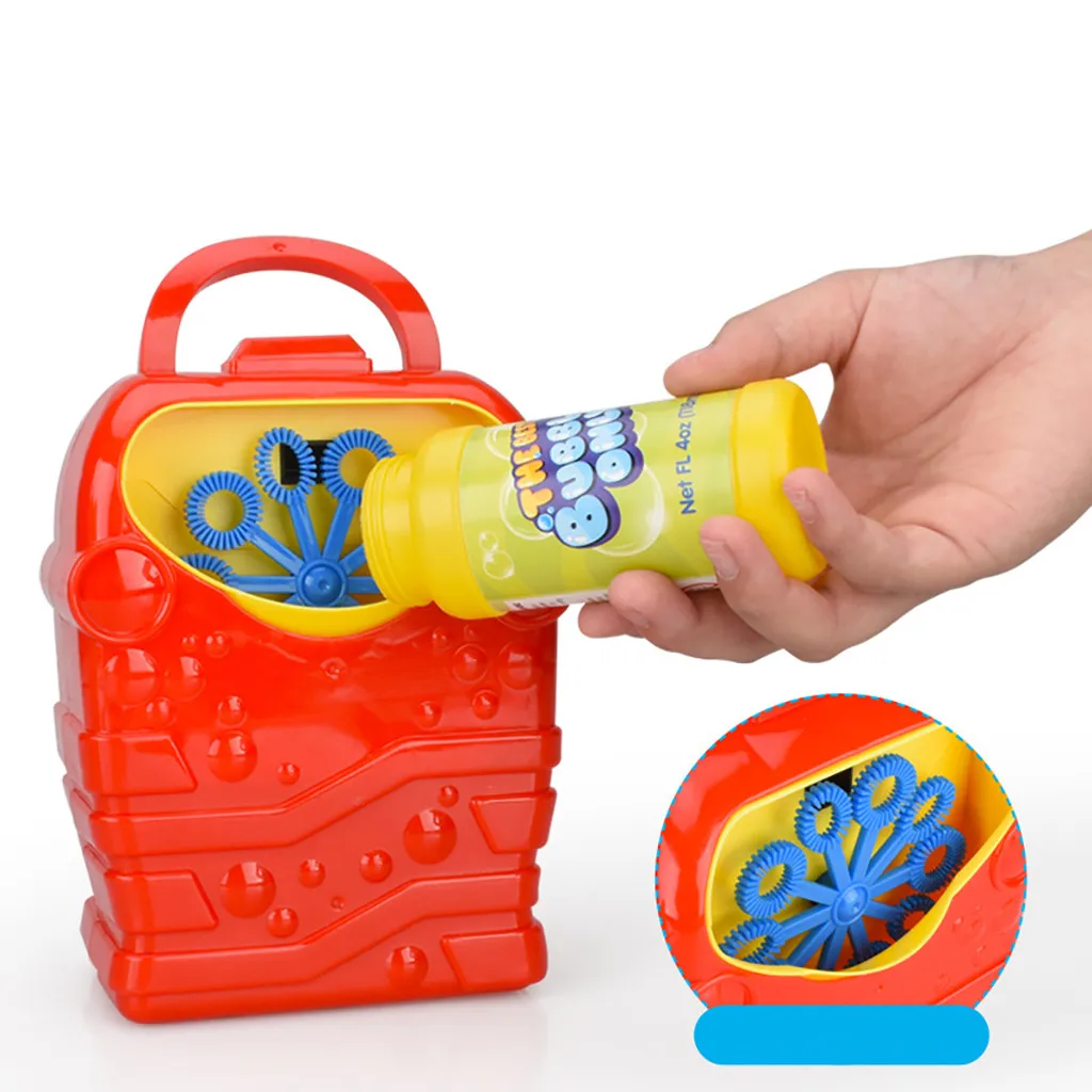 

Bubble Machine Kids Durable Automatic Bubble Blower Outdoor Toy For Girl Boy Powered Battery Outdoor Soap Bubble Maker Toy 2020