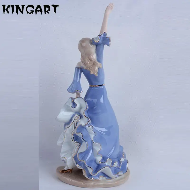 Статуэтки для украшения фарфоровая статуэтка балерины фламинго Скандинавская