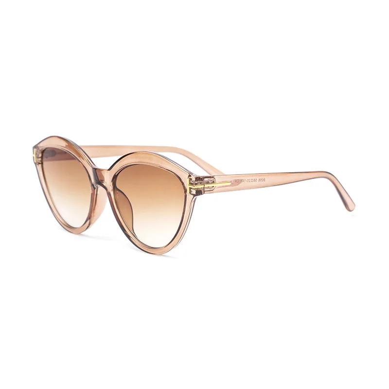 gradual brown 47129 сексуальные ретро солнцезащитные очки кошачий глаз для мужчин и женщин модные очки UV400 - Цвет линз: gradual brown