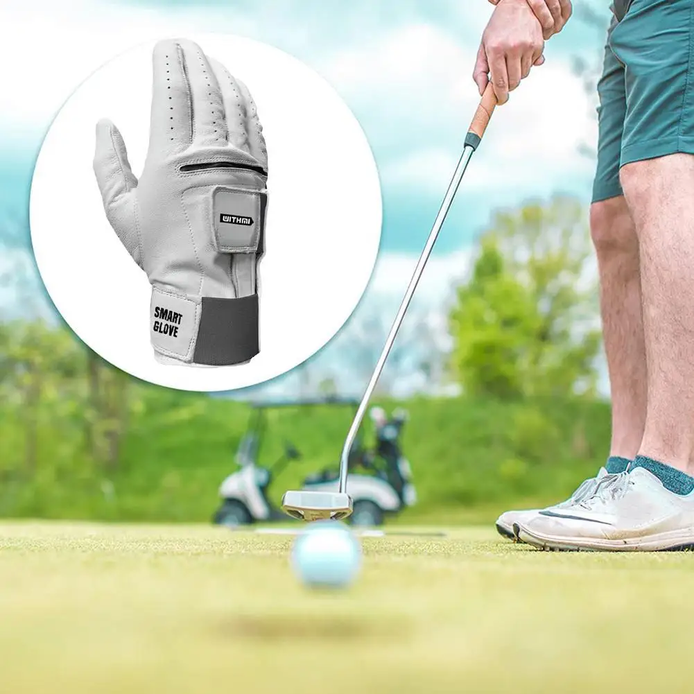 

Golf Gloves Sheepskin Gloves Breathable Corrective Grip Posture Swing Practice Gloves For Men Outdoor Golf Practice Gloves