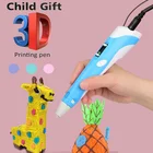 Ручка для 3D-принтера сделай сам, ручка для рисования при низкой температуре, 3D-принтер для рисования с PCL нитью, игрушки с защитой от ожогов для девочек и мальчиков, детский подарок