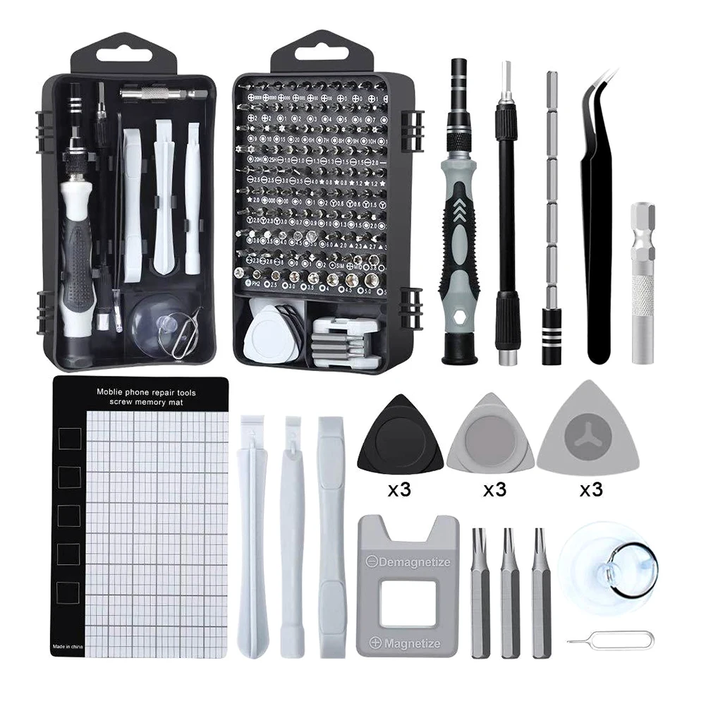 

117pcs /122pcs Screw Driver Set Multifunctional Precision Mobile Phone Laptop Watches Repair Device Hand Tools