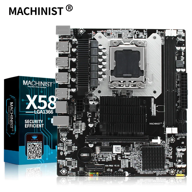 MACHINIST X58 LGA 1366 материнская плата поддерживает DDR3 REG ECC сервер оперативная память