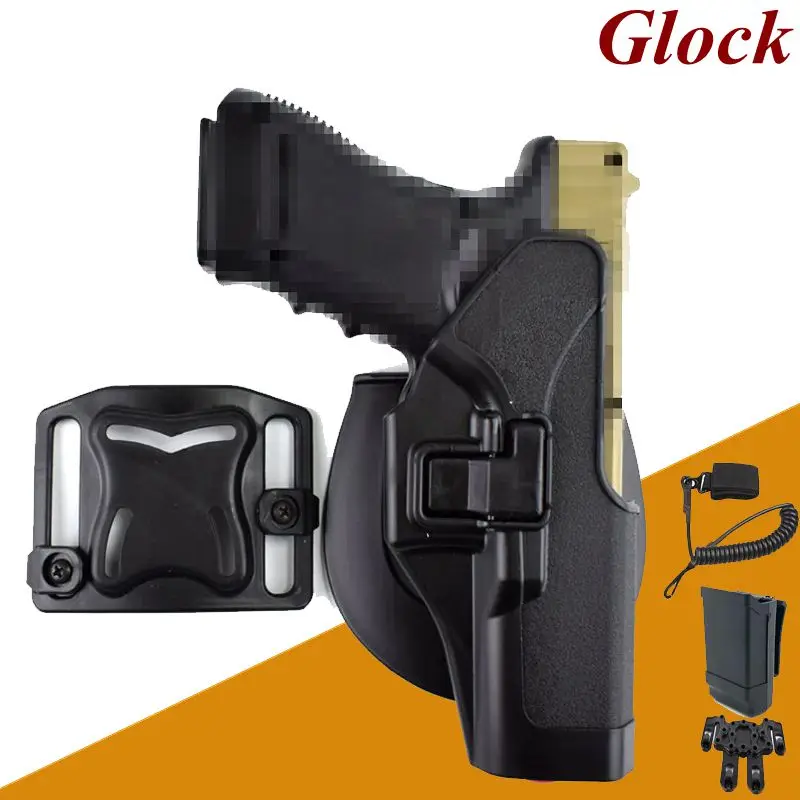 Тактическое снаряжение Glock 17 19 22 23 31 32 чехол для пистолета страйкбола правой руки