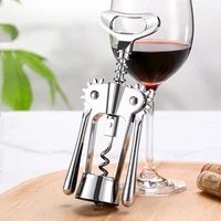 wine opener portable stainless steel red wine opener wing type waiter metal wine corkscrew bottle handle openers corkscrews