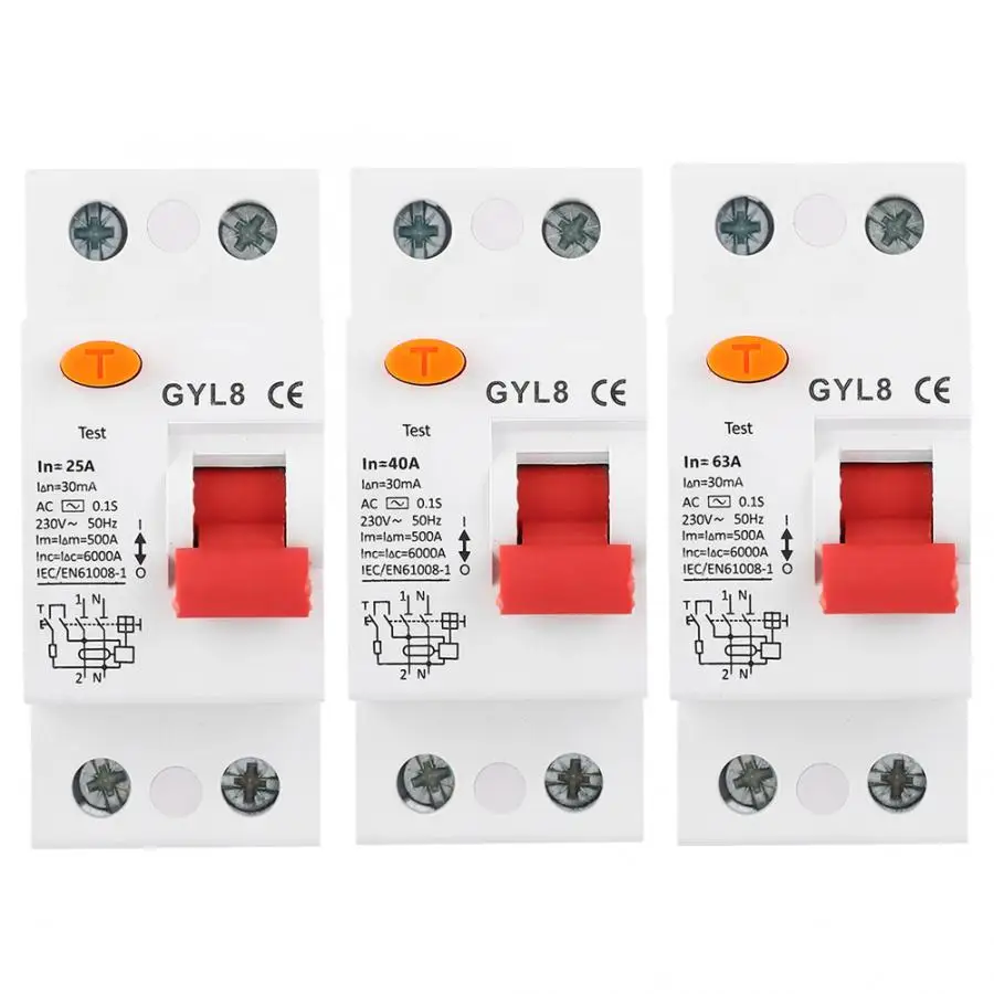 12v автомат защити цепи GYL8 25/40/63A Американская классификация проводов 2р время