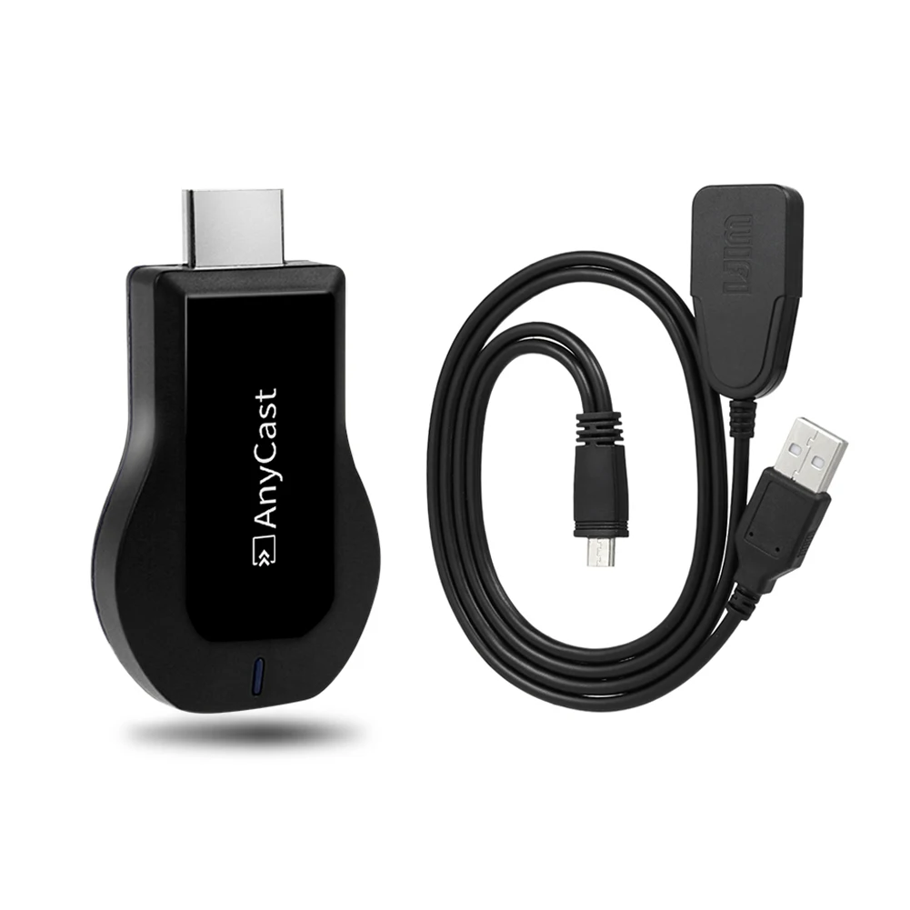 AnyCast Wireless WiFi Display Dongle Receiver 1080P HD TV Stick Miracast Airplay DLNA Mirroring for Android iOS Phone Tablet PC |