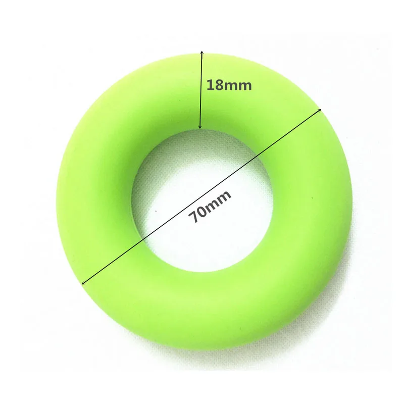 Силиконовое терапевтическое кольцо с ручкой для пальцев тренажерного зала