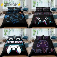 zeimon 23pcs 3d digital game printing bedding set 1 quilt cover 12 pillowcases useuau size twin double full queen king