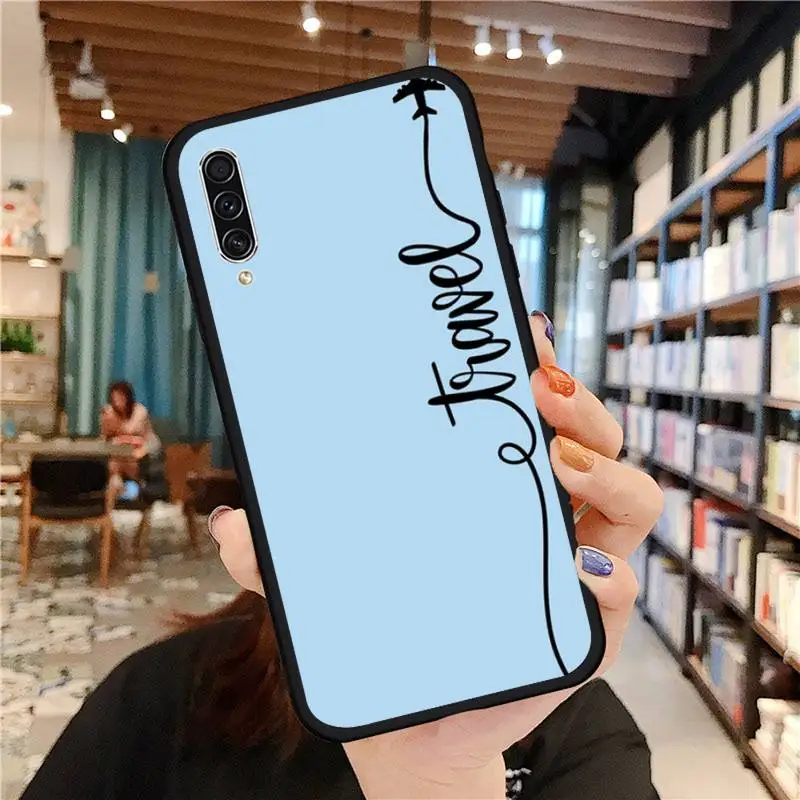 

World Map Travel Phone Case For Samsung galaxy S 21 20 10 8 A 50 21s 51 71 70 40 20 20e note 10 plus Ultra 5g fe