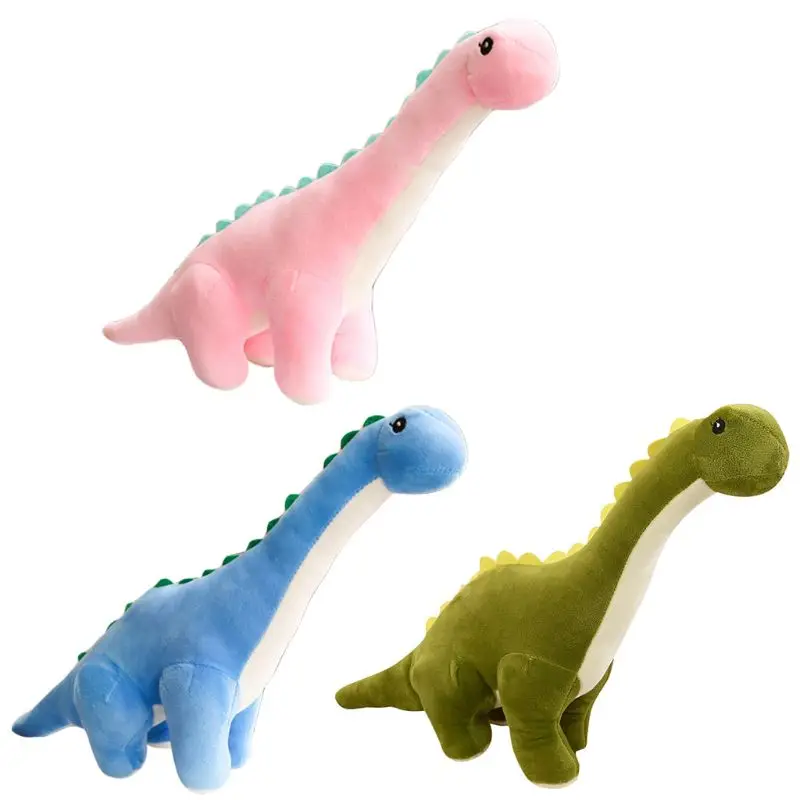 

Long-necked Dinosaur Plush Doll Stuffed Animal Soft Cuddly Toy Sofa Car Pillow Kids Bedroom Decoration Children Birthday Gift