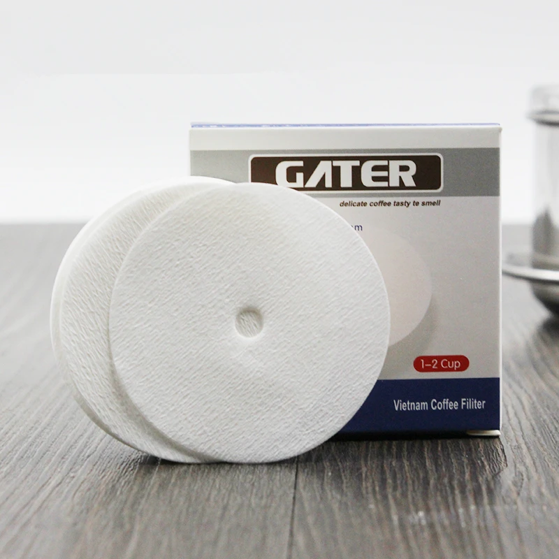 Бумажный фильтр для кофе вьетнамский 200 шт. бумажный V60 капельная чашка Вьетнама