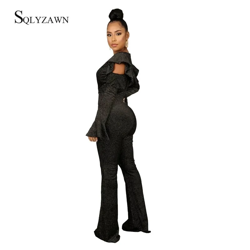 Женский комбинезон с длинными рукавами винтажный Облегающий черного красного