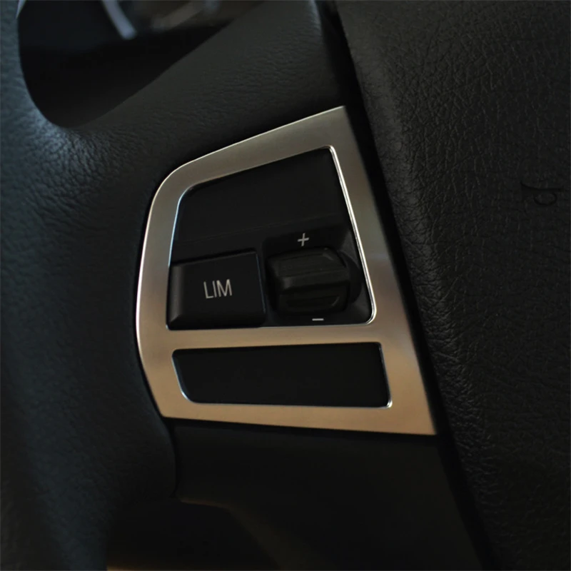 

Car Central Control Steering Wheel Buttons Frame Decoration Sticker Trim For BMW 1 Series F20 2012-2016 ABS Interior Accessories
