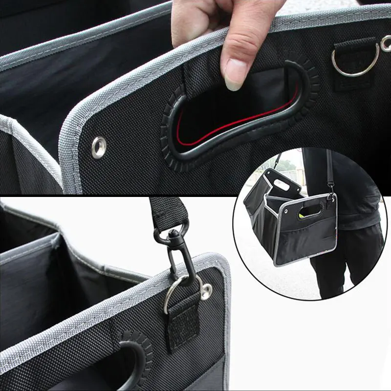 Car Trunk Storage Bag SUV Tidying Tools Container Box For Cadillac XT4 XT5 XT6 SRX ATS CTS XTS CT5 CT6 XLR car Accessories | Автомобили и