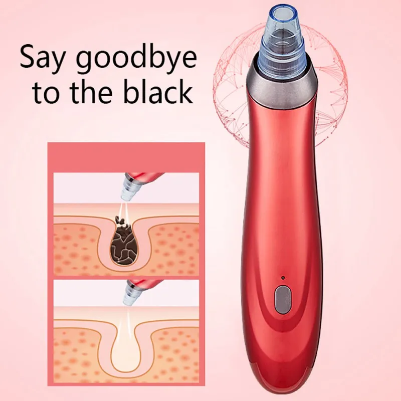 

Heads Blackhead Vacuum Blackhead Acne Removers Removal Pore Cleaner Facial Care Acne Suction Cleanser Blackhead Tool