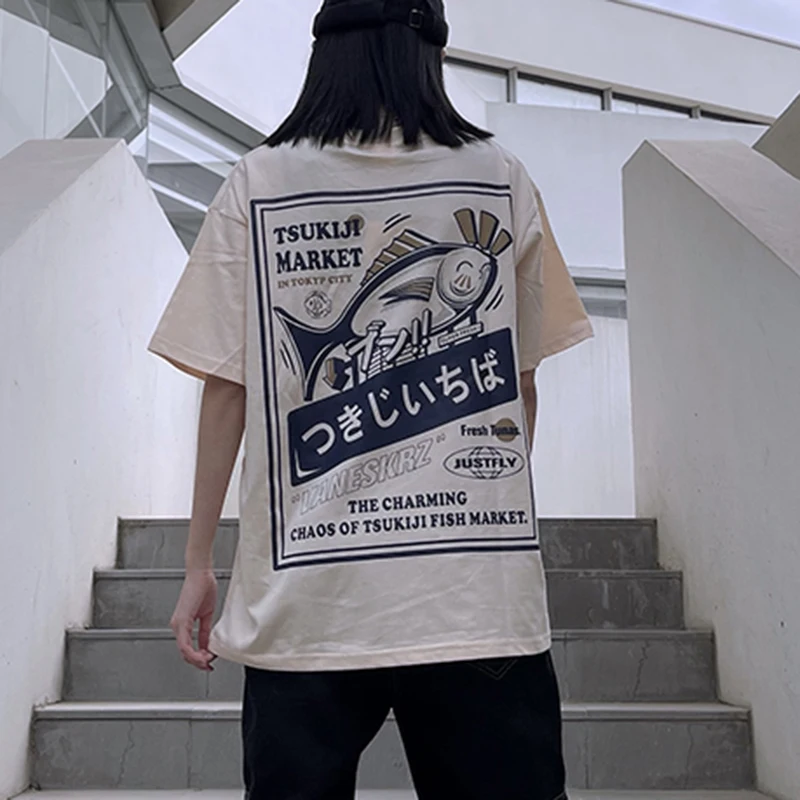 2022 HISTREX Cartoon Japanese Sushi Cuisine Men TShirt High Quality Tshirt Harajuku Funny Hip Hop Summer Drop Shipp Man | Мужская одежда