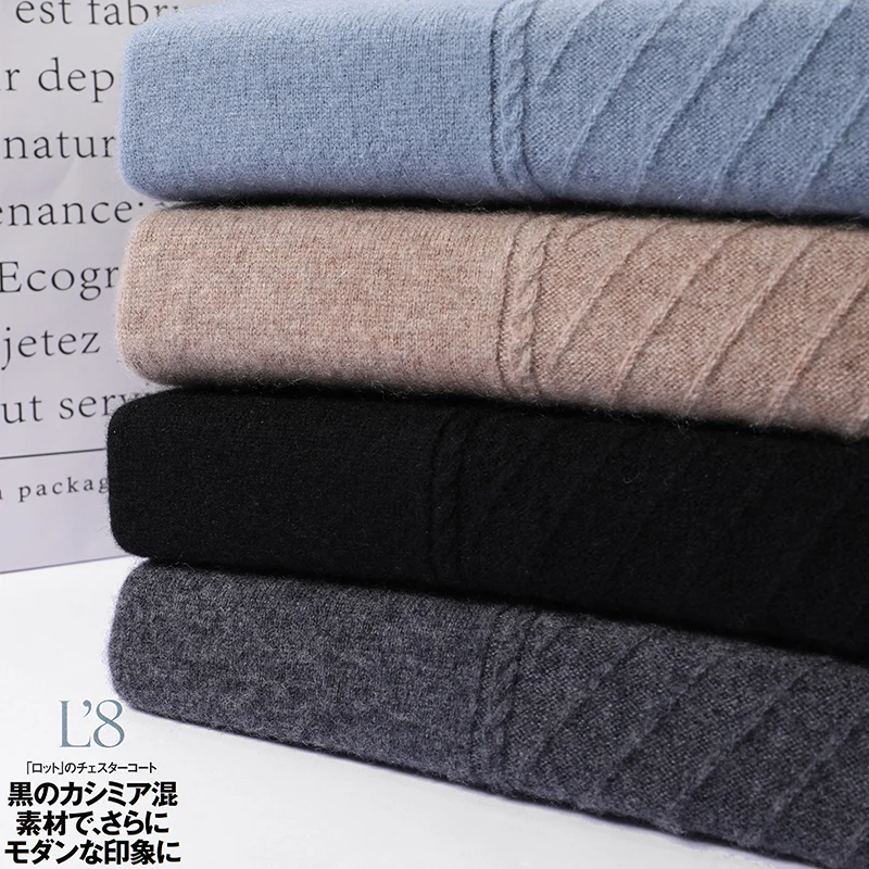 

Top grade Women Dresses 100% Pashmina Knitted Jumpers Winer Autumn Turtleneck Fashion Ladies Pure cashmere Knitted Dresses