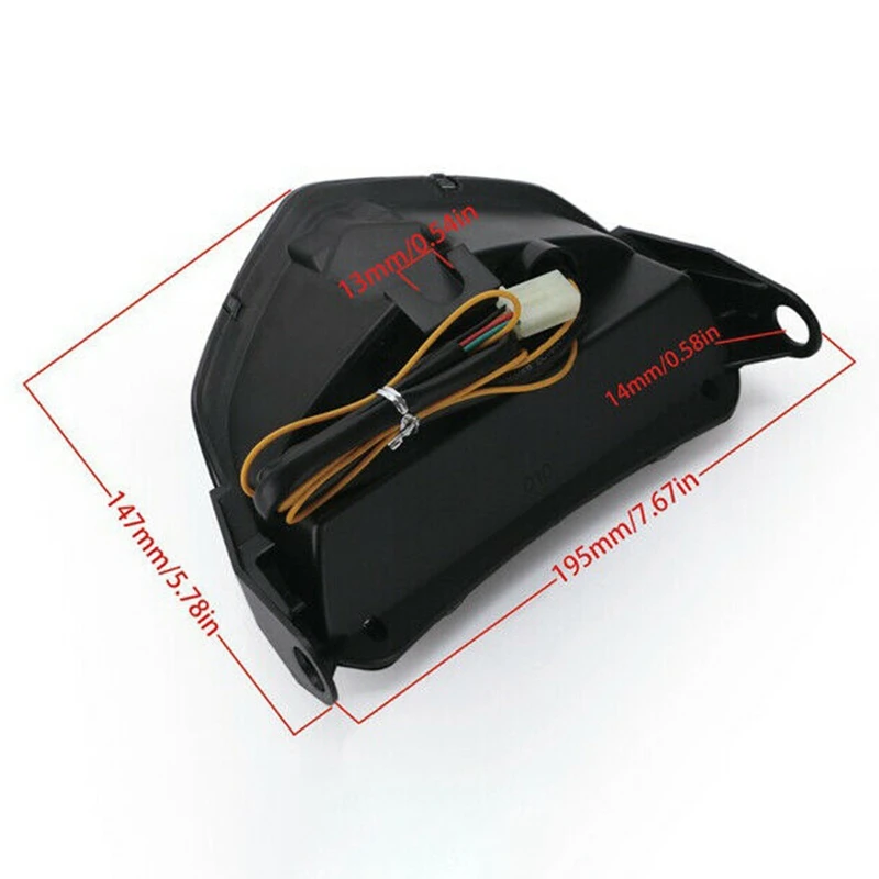 

Motorcycle Taillight LED Brake Lamp Rear Tail Light with Turn Signal Light for Suzuki GSXR 600 GSXR 750 2004-2005