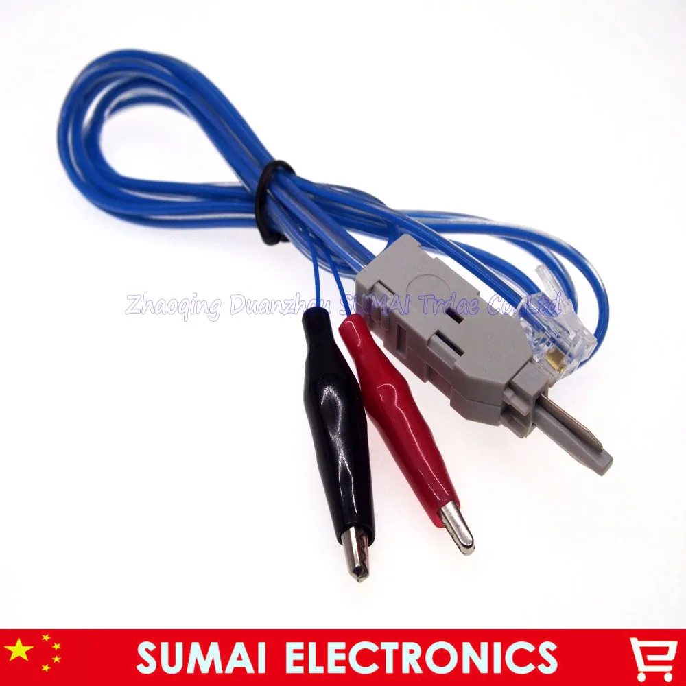 3 порта для телефона/телефона профессиональная тестовая линия RJ11 тестовый зажим