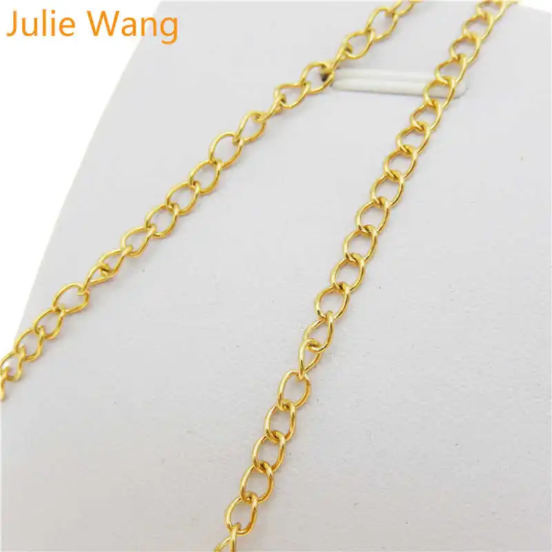 Цепочка на ногу Julie Wang из нержавеющей стали ювелирный аксессуар сделай сам 1 м