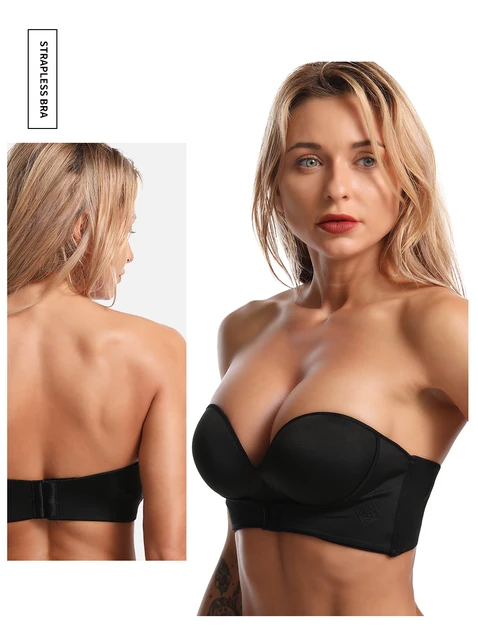 mitsico Womens Bras, Women Sexy Strapless Bra Invisible Push Up Bralette at  Rs 190/piece in Surat